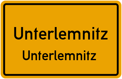 Straßenverzeichnis Unterlemnitz Unterlemnitz