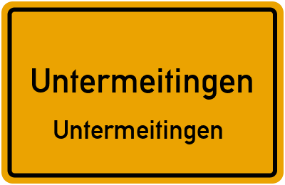Straßenverzeichnis Untermeitingen Untermeitingen