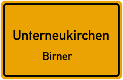 Straßenverzeichnis Unterneukirchen Birner