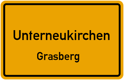 Ortsschild Unterneukirchen Grasberg