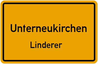 Straßenverzeichnis Unterneukirchen Linderer