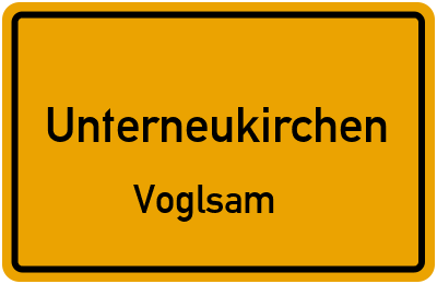 Straßenverzeichnis Unterneukirchen Voglsam