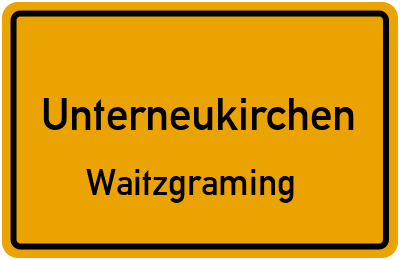 Straßenverzeichnis Unterneukirchen Waitzgraming