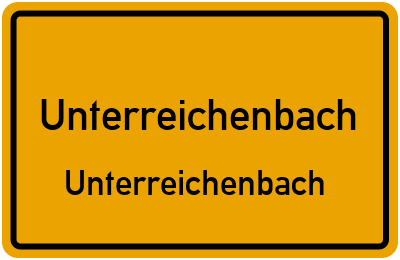Straßenverzeichnis Unterreichenbach Unterreichenbach