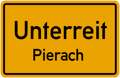 Straßenverzeichnis Unterreit Pierach
