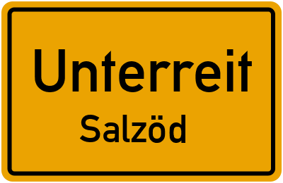 Straßenverzeichnis Unterreit Salzöd