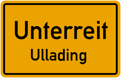 Straßenverzeichnis Unterreit Ullading