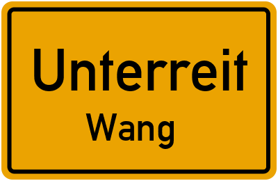Straßenverzeichnis Unterreit Wang