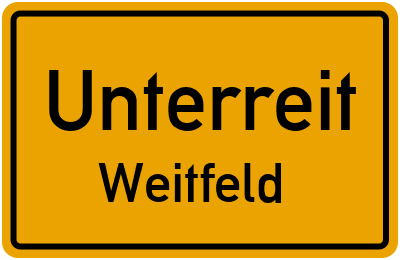 Straßenverzeichnis Unterreit Weitfeld