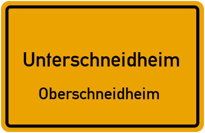 Straßenverzeichnis Unterschneidheim Oberschneidheim