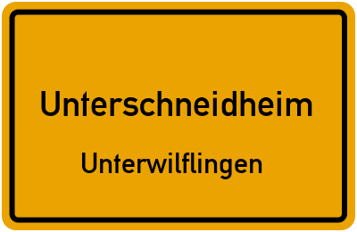 Straßenverzeichnis Unterschneidheim Unterwilflingen