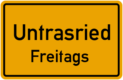 Straßenverzeichnis Untrasried Freitags