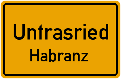 Straßenverzeichnis Untrasried Habranz