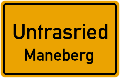 Straßenverzeichnis Untrasried Maneberg