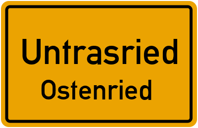 Straßenverzeichnis Untrasried Ostenried