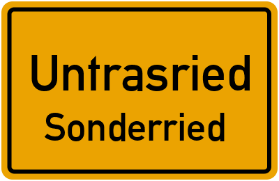 Straßenverzeichnis Untrasried Sonderried