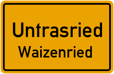 Straßenverzeichnis Untrasried Waizenried