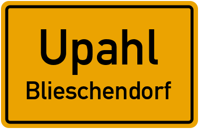 Straßenverzeichnis Upahl Blieschendorf
