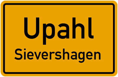 Straßenverzeichnis Upahl Sievershagen