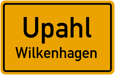 Straßenverzeichnis Upahl Wilkenhagen