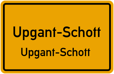 Straßenverzeichnis Upgant-Schott Upgant-Schott