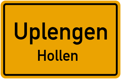 Straßenverzeichnis Uplengen Hollen
