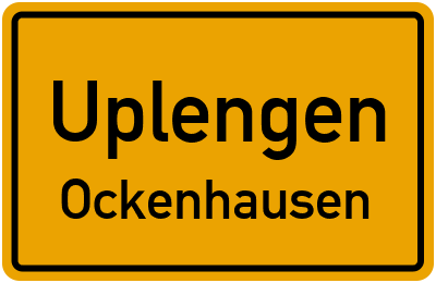 Straßenverzeichnis Uplengen Ockenhausen
