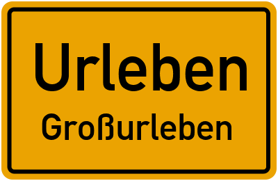 Straßenverzeichnis Urleben Großurleben