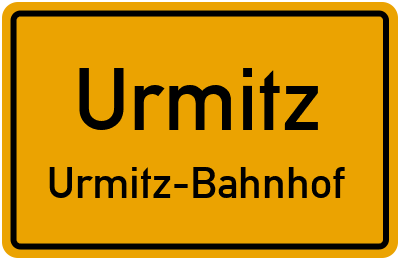 Straßenverzeichnis Urmitz Urmitz-Bahnhof