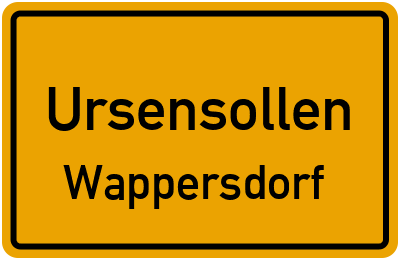 Straßenverzeichnis Ursensollen Wappersdorf