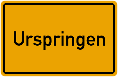 Urspringen in Bayern