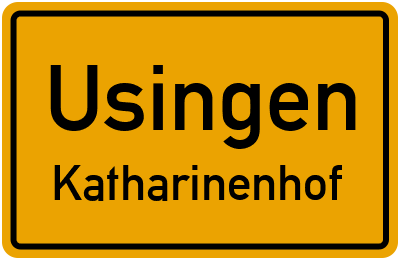 Straßenverzeichnis Usingen Katharinenhof