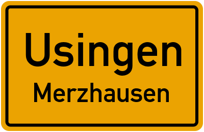 Straßenverzeichnis Usingen Merzhausen