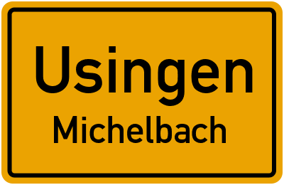 Straßenverzeichnis Usingen Michelbach