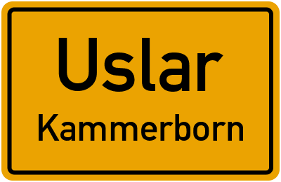 Straßenverzeichnis Uslar Kammerborn