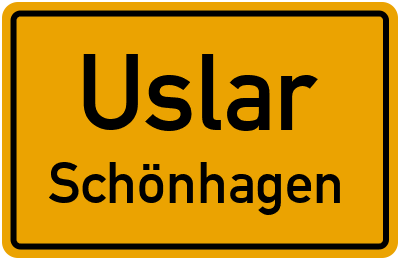 Straßenverzeichnis Uslar Schönhagen