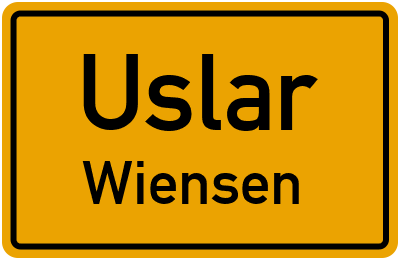 Straßenverzeichnis Uslar Wiensen