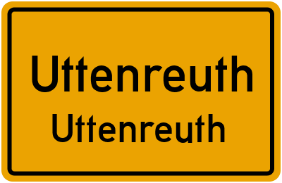 Straßenverzeichnis Uttenreuth Uttenreuth