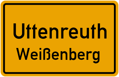 Straßenverzeichnis Uttenreuth Weißenberg