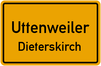Straßenverzeichnis Uttenweiler Dieterskirch