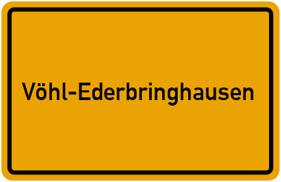 Branchenbuch Vöhl-Ederbringhausen, Hessen