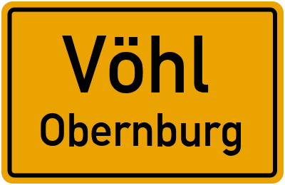 Straßenverzeichnis Vöhl Obernburg