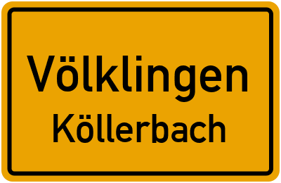 Straßenverzeichnis Völklingen Köllerbach