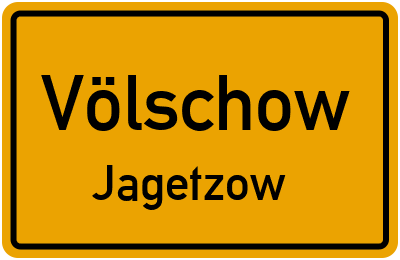 Straßenverzeichnis Völschow Jagetzow