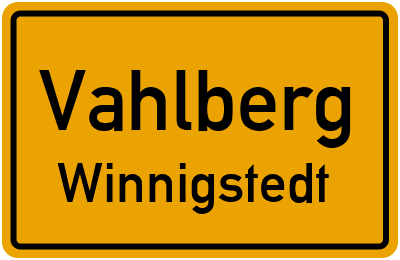 Straßenverzeichnis Vahlberg Winnigstedt