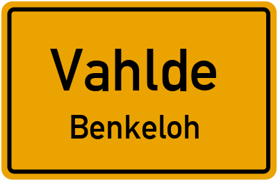 Straßenverzeichnis Vahlde Benkeloh
