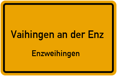 Straßenverzeichnis Vaihingen an der Enz Enzweihingen