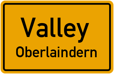 Straßenverzeichnis Valley Oberlaindern