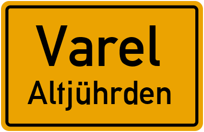 Straßenverzeichnis Varel Altjührden