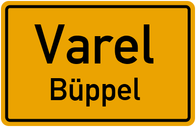 Straßenverzeichnis Varel Büppel